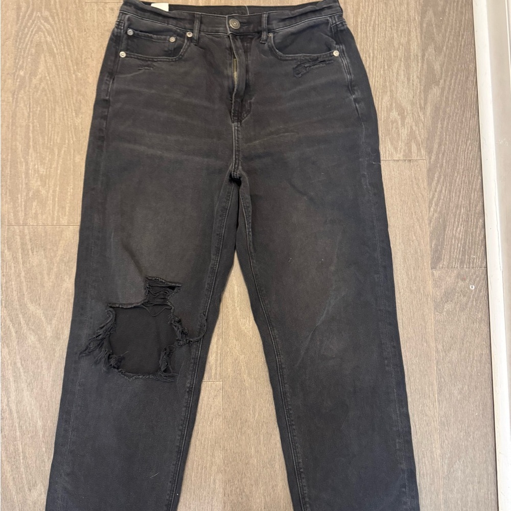 American Eagle Outfitters Charcoal ripped Jeans size 12